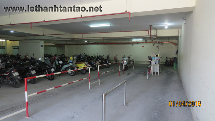 Bãi giữ xe máy căn hộ Lê Thành Twin Towers